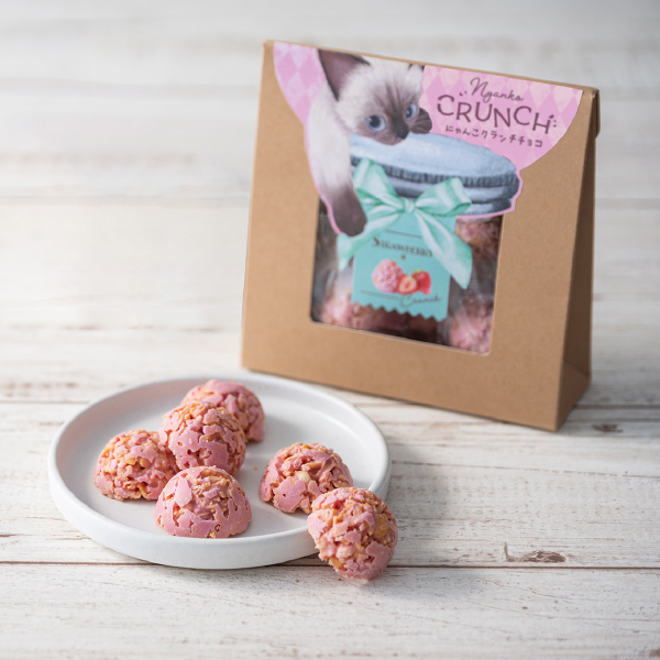 ベビーミャオ にゃんこクランチチョコ 苺
