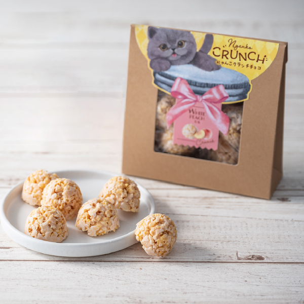 ベビーミャオ にゃんこクランチチョコ 白桃