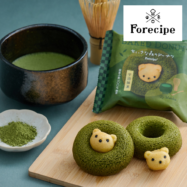 ちいさな森のドーナツ くま宇治抹茶