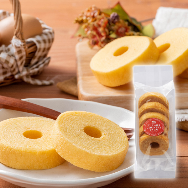 有精卵たっぷりバウムクーヘン5個