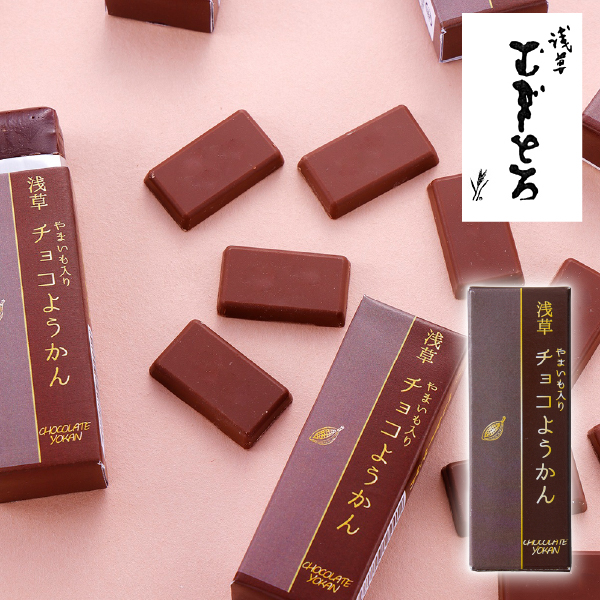 浅草むぎとろ やまいも入り チョコようかん 1個