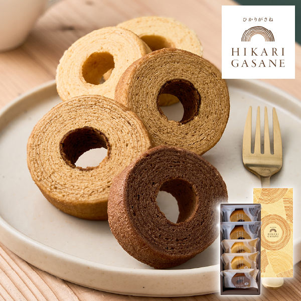 ひかりがさね ふんわりバームの詰合せ 5個