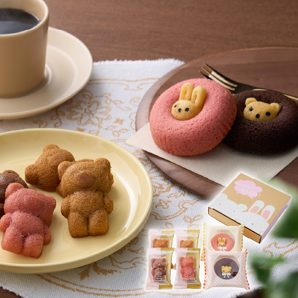 クマ型フィナンシェ&アニマルドーナツ 6個