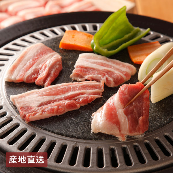 【送料無料】産地直送│さくらポークバラ焼肉＆岩塩 【三重県】