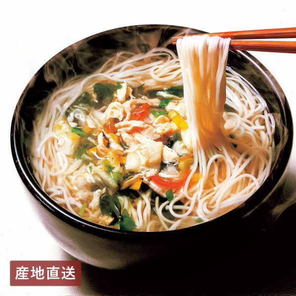 【送料無料】産地直送│坂利製麺所 鳥菜にゅう麺 【奈良県】