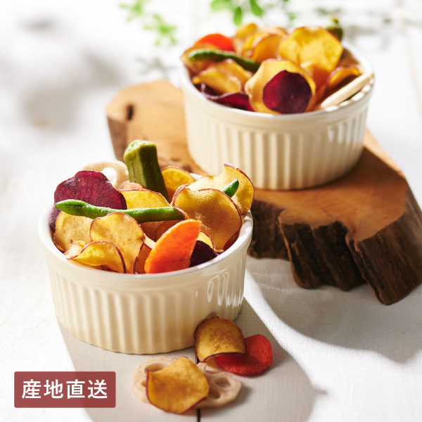 【送料無料】産地直送│豆徳 野菜チップス缶 【広島県】