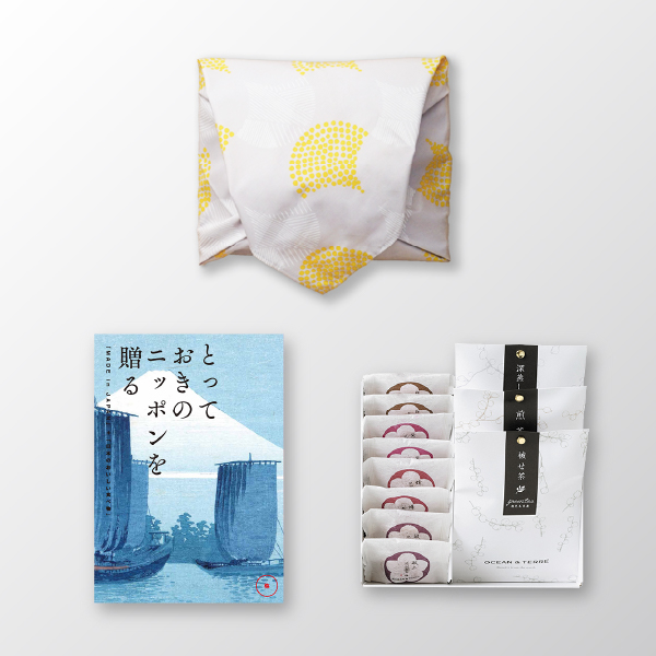 画像:オーシャンテール Premium 紀州南高梅・浅草のり・煎茶セット