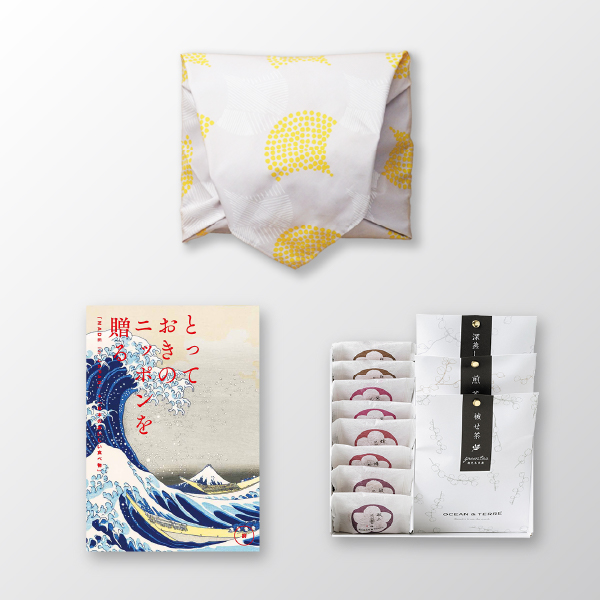 画像:オーシャンテール Premium 紀州南高梅・浅草のり・煎茶セット