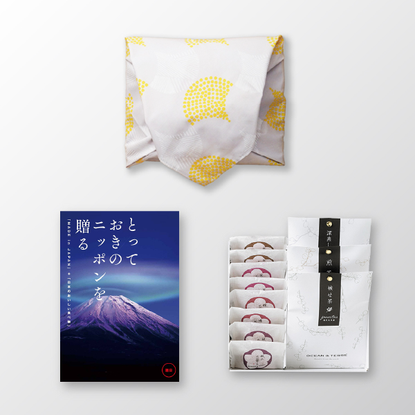 画像:オーシャンテール Premium 紀州南高梅・浅草のり・煎茶セット