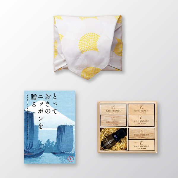 画像:KUSU HANDMADE エコブロック18個オイル付き 桐箱