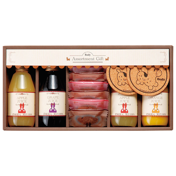 ロディ ジュース クッキーセット C ギフト通販 Thede ザディ 風呂敷包みで結婚内祝い