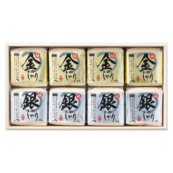 初代田蔵 木箱入り極金のしゃり・極銀のしゃり食べくらべギフトセットC