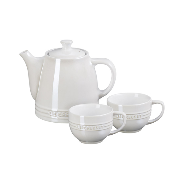 ル・クルーゼ レジェ・ティータイムセット（ホワイトラスター）