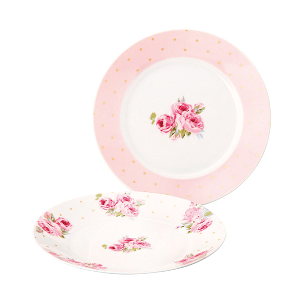 ローラ アシュレイ ペアケーキプレートセット