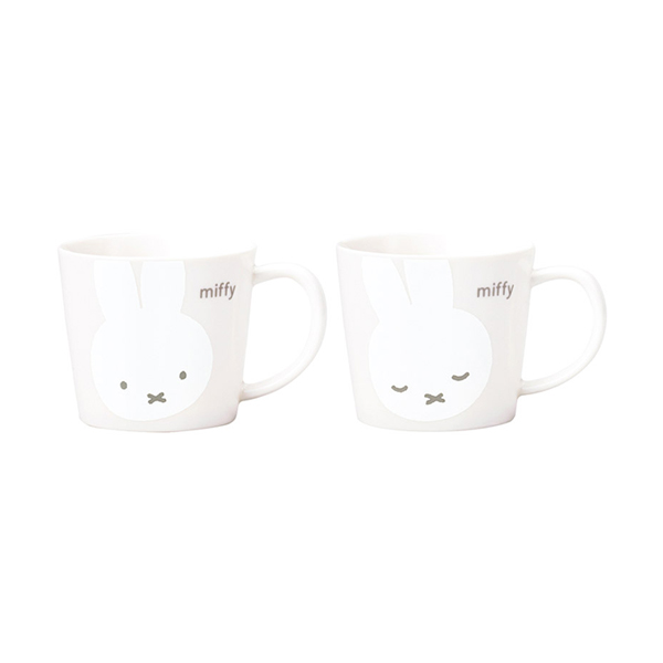 ミッフィー ホワイトフェイスペアマグセット