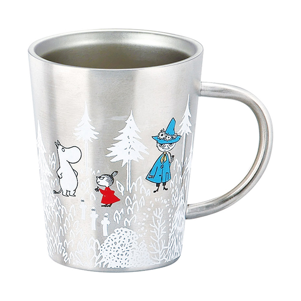 ムーミン 二重マグ(森)