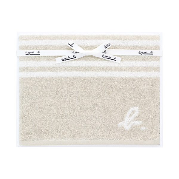 アニエスベー abマリニエール バスタオル(ベージュ)