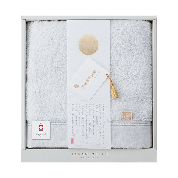 JAPAN MEIFU selection 楠橋紋織謹製 天の川 バスタオル(グレー)