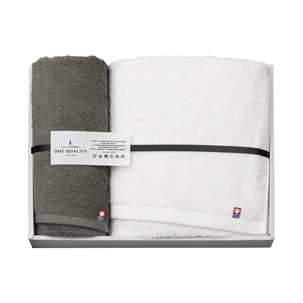 画像：今治タオル ONE QUALITY バス1P・フェイスタオル1P