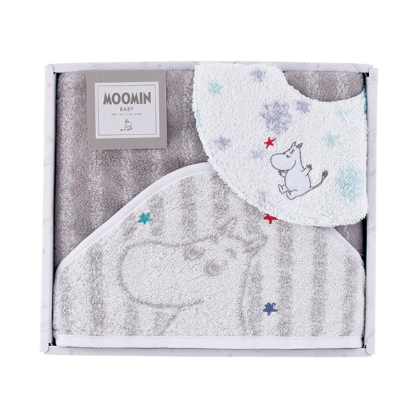 ムーミン ベビー スターギフト スタイ1P・おくるみ1P