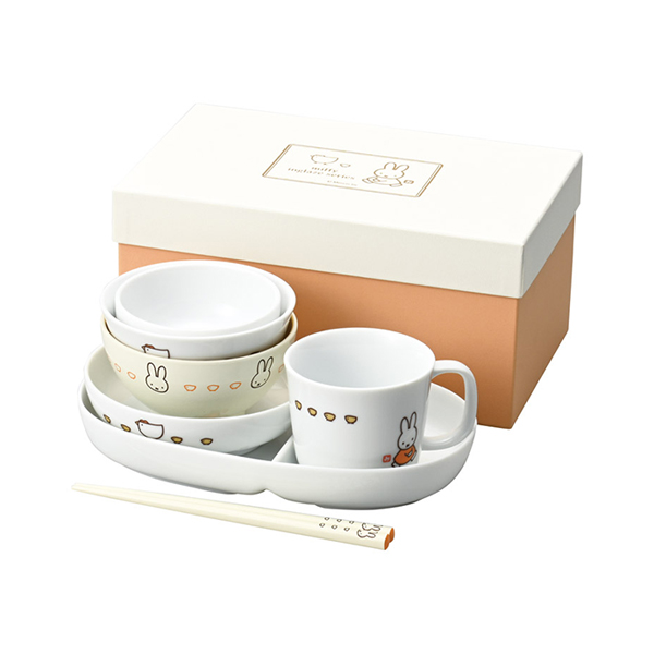 ミッフィー イングレーズ(こっこ親子) つみつみ食器セット