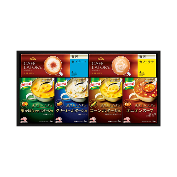 味の素 〈ギフトレシピ〉「クノール(R)」スープ&コーヒーギフト C