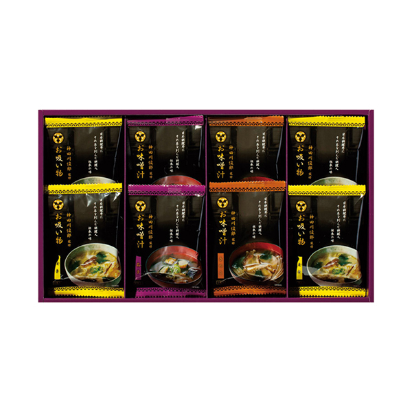 神田川俊郎監修 味和心 お味噌汁ギフト【雅】 A