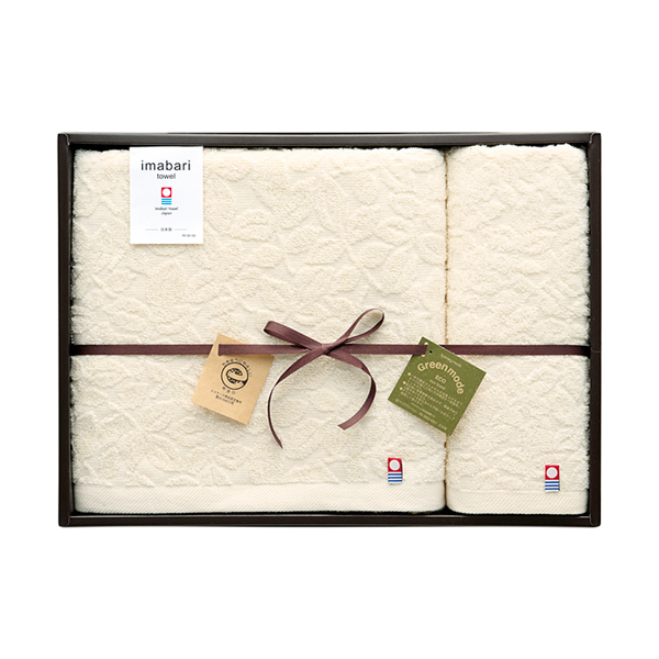 グリーンモード エコマーク今治 バスタオル1P・フェイスタオル1P