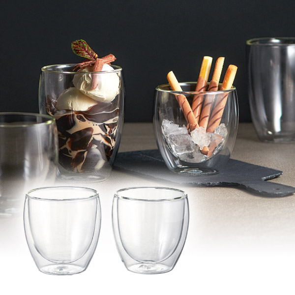 画像:非公開: bodum ボダム パヴィーナ ダブルウォールグラス 250mlセット