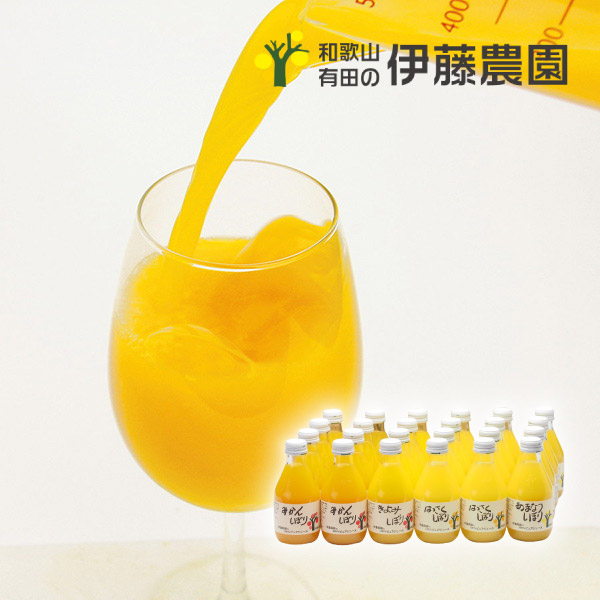 伊藤農園100％ピュアジュース180ml×24個入