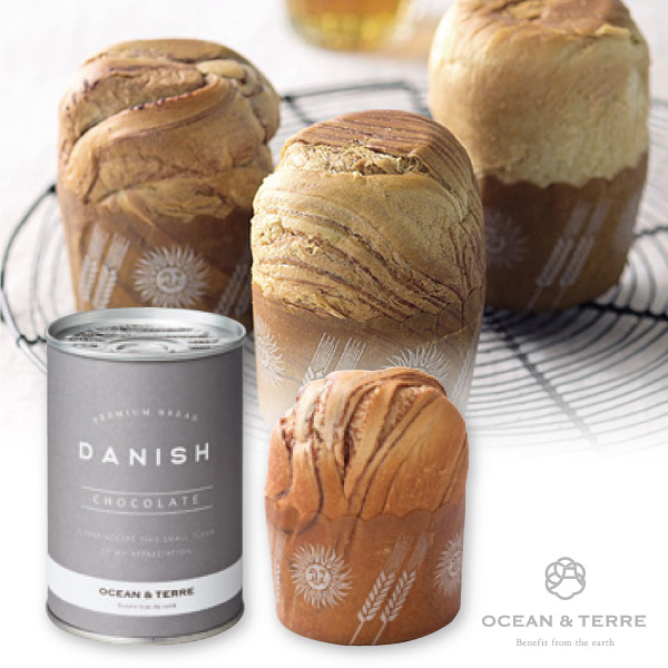 オーシャンテール 缶入りデニッシュパン チョコレート（1個）