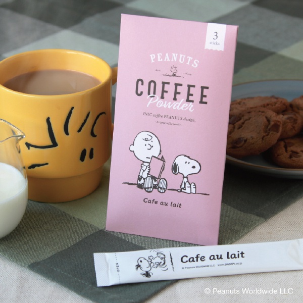 INIC coffee イニックコーヒー PEANUTS COFFEE 3杯分 カフェオレ