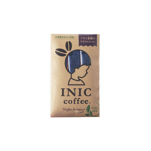 INIC coffee イニックコーヒー ナイトアロマ+葉酸 3杯分