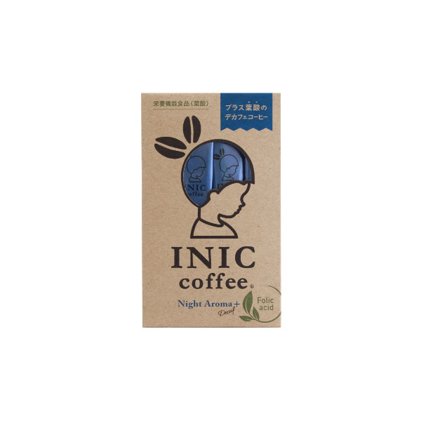 INIC coffee イニックコーヒー ナイトアロマ+葉酸 12杯分