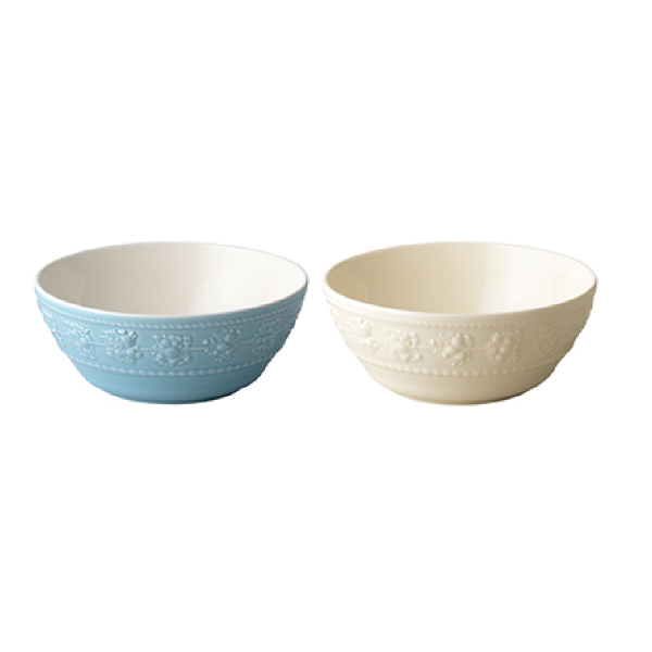 WEDGWOOD（ウェッジウッド） フェスティビティ アイボリー・ブルー ボール14cm ペア |  内祝い・お祝い・ギフト・贈り物の通販サイトtheDe(ザディー)