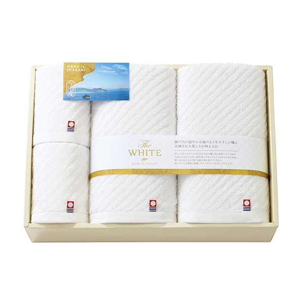 今治The WHITE（化粧箱）　バス2P・フェイスタオル2P