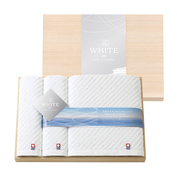 今治The WHITE（木箱）　バス1P・フェイスタオル2P