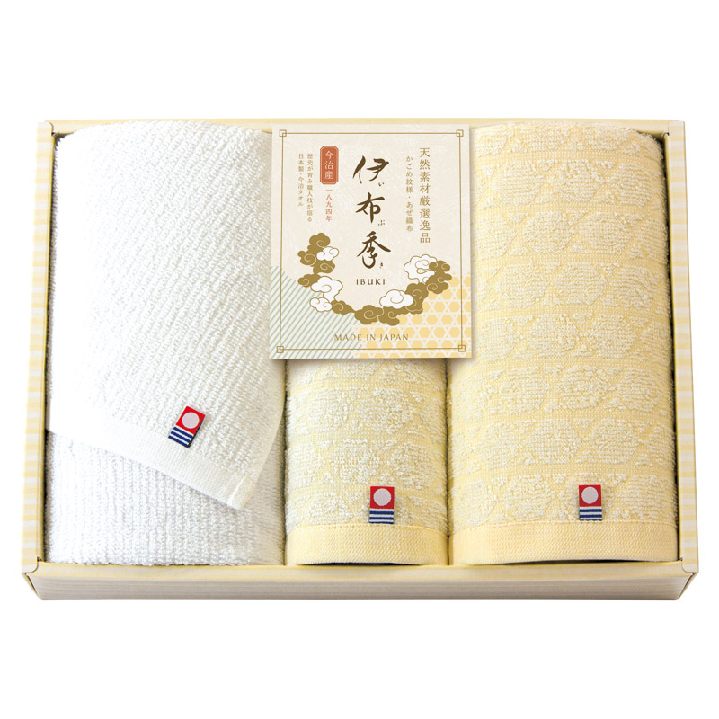 今治 伊布季 〈IBUKI〉 フェイスタオル2P・ハンドタオル1P