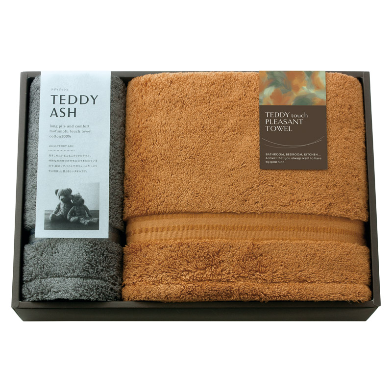 TEDDY ASH 〈テディアッシュ〉 バスタオル1P・ハンドタオル1P