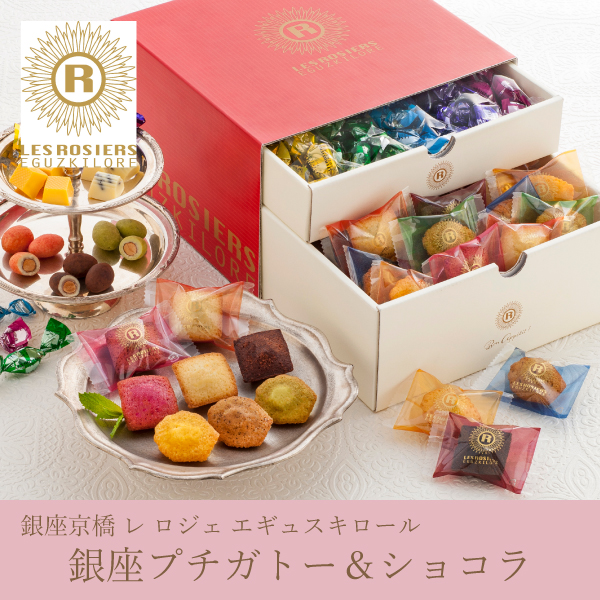 【送料無料】銀座京橋 レ ロジェ エギュスキロール 銀座プチガトー＆ショコラ（108個入）
