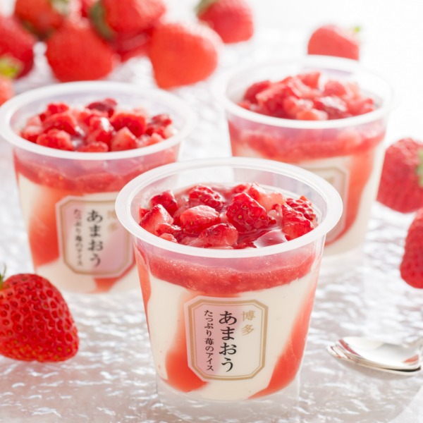 博多あまおう たっぷり苺のアイス 6個入