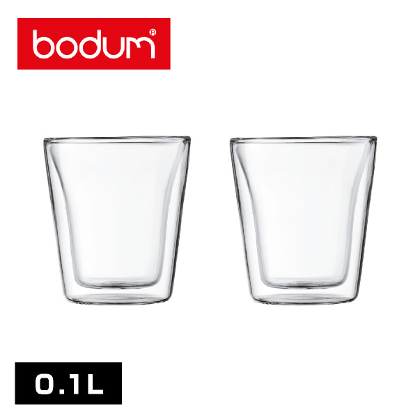 bodum（ボダム） キャンティーン ダブルウォールグラス 100mlセット