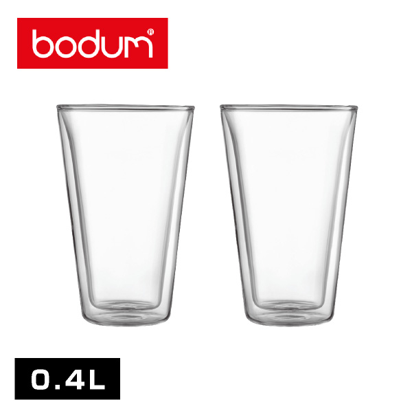 bodum（ボダム） キャンティーン ダブルウォールグラス 400mlセット